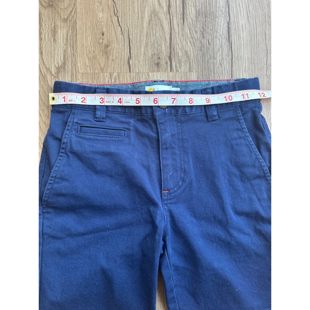 Boden Boys Navy Blue Chino Shorts Adjustable Waist Size 9Y 134cm Cotton Stretch - Picture 6 of 8